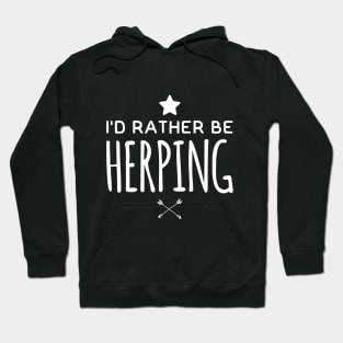 I'd rather be herping Hoodie